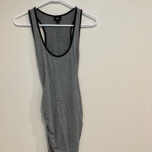 Mossimo (S/P) Grey Bodycon Maxi Dress